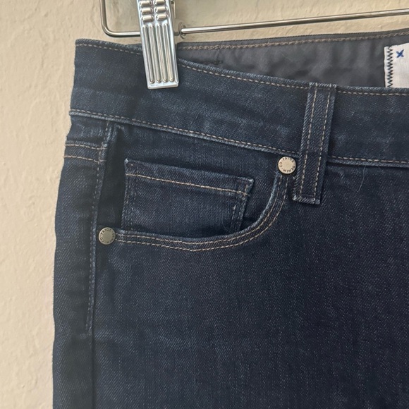 PAIGE Skyline Skinny Jeans Twilight Dark Denim Size 27 - Picture 7 of 16